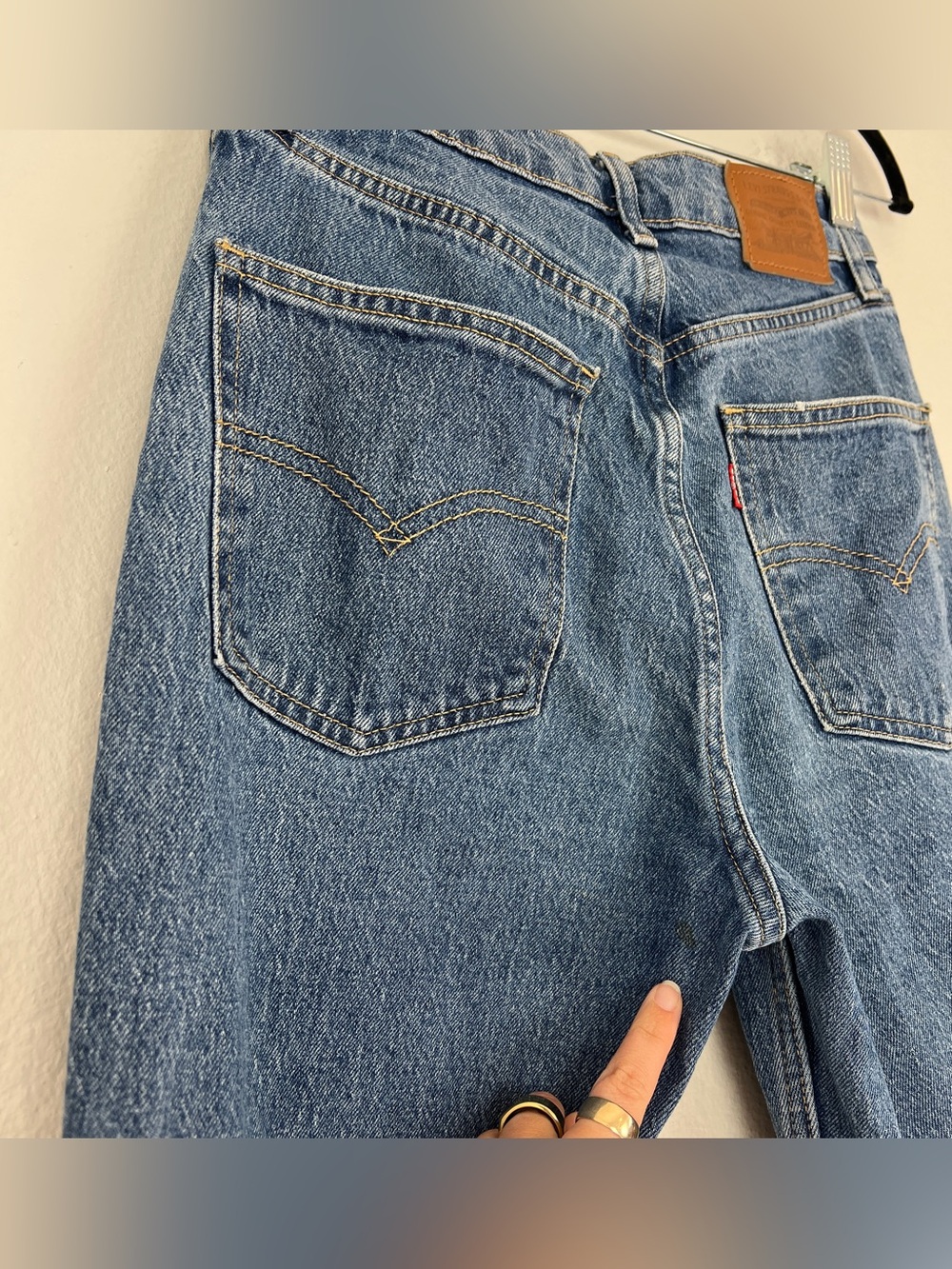 Levi’s 70s High Rise Flare Medium Wash Jeans Western 70s 27 - Picture 11 of 11